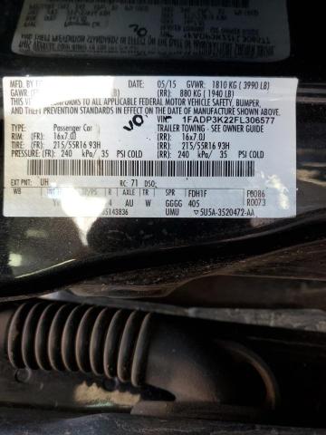 Photo 11 VIN: 1FADP3K22FL306577 - FORD FOCUS 