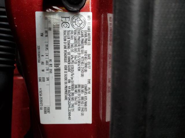 Photo 12 VIN: 1FADP3K22HL239840 - FORD FOCUS SE 