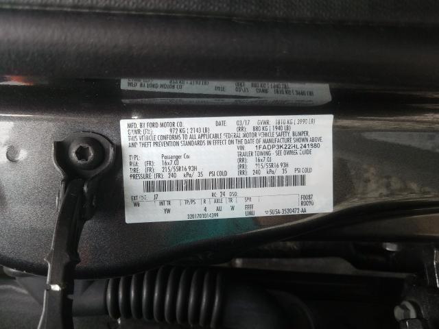 Photo 9 VIN: 1FADP3K22HL241880 - FORD FOCUS SE 