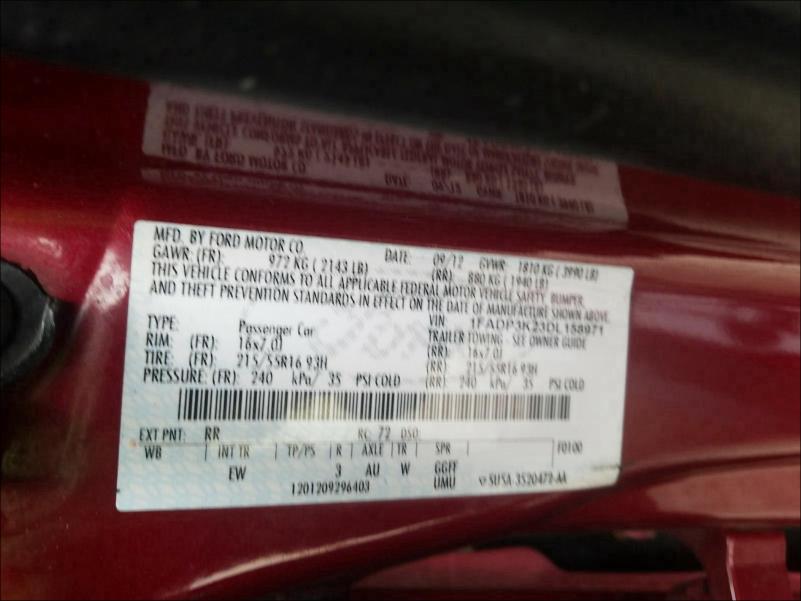 Photo 9 VIN: 1FADP3K23DL158971 - FORD FOCUS SE 