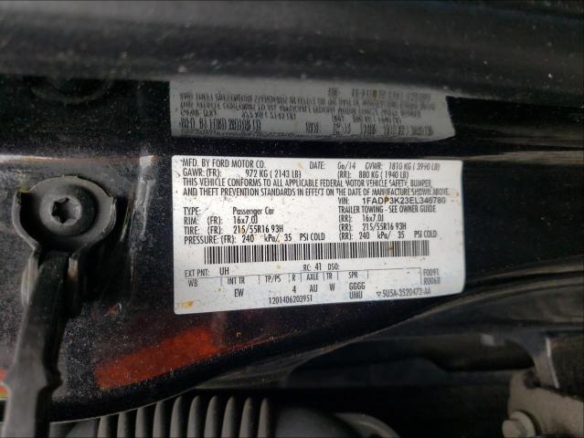 Photo 9 VIN: 1FADP3K23EL346780 - FORD FOCUS SE 