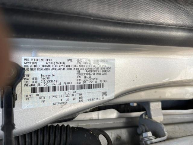 Photo 9 VIN: 1FADP3K23HL284852 - FORD FOCUS 