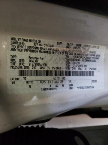 Photo 9 VIN: 1FADP3K24DL112047 - FORD FOCUS SE 