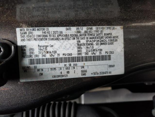 Photo 9 VIN: 1FADP3K24DL158526 - FORD FOCUS SE 