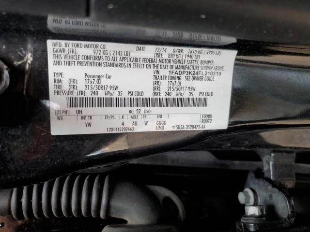 Photo 13 VIN: 1FADP3K24FL210319 - FORD FOCUS SE 