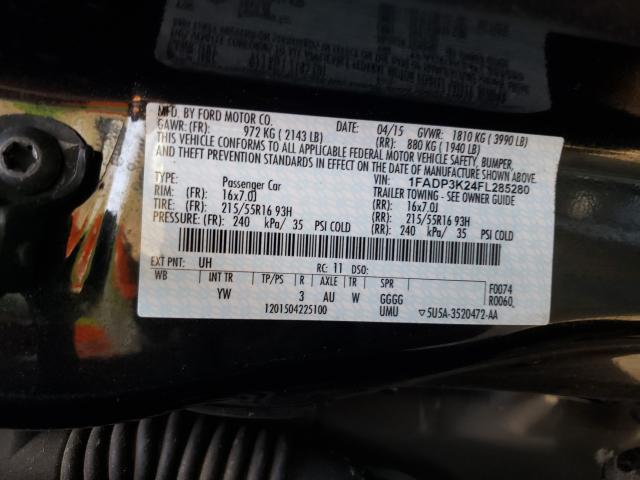 Photo 9 VIN: 1FADP3K24FL285280 - FORD FOCUS 