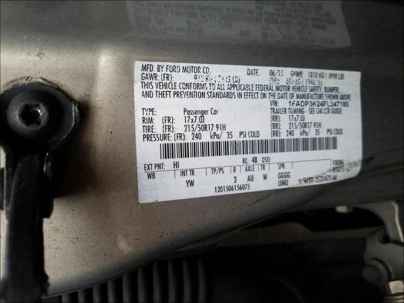 Photo 9 VIN: 1FADP3K24FL347180 - FORD FOCUS 