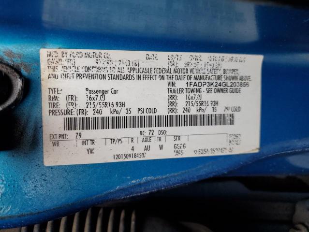 Photo 11 VIN: 1FADP3K24GL203856 - FORD FOCUS SE 