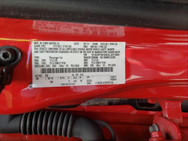 Photo 9 VIN: 1FADP3K24GL207485 - FORD FOCUS 