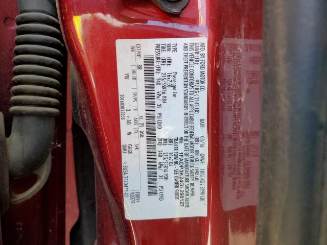 Photo 12 VIN: 1FADP3K24GL298127 - FORD FOCUS SE 