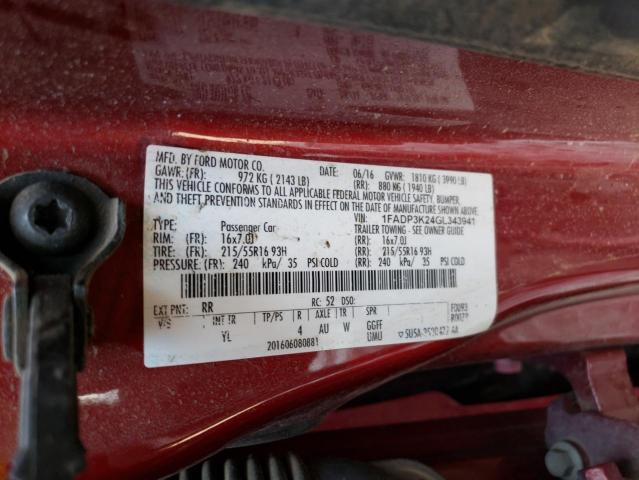 Photo 11 VIN: 1FADP3K24GL343941 - FORD FOCUS SE 