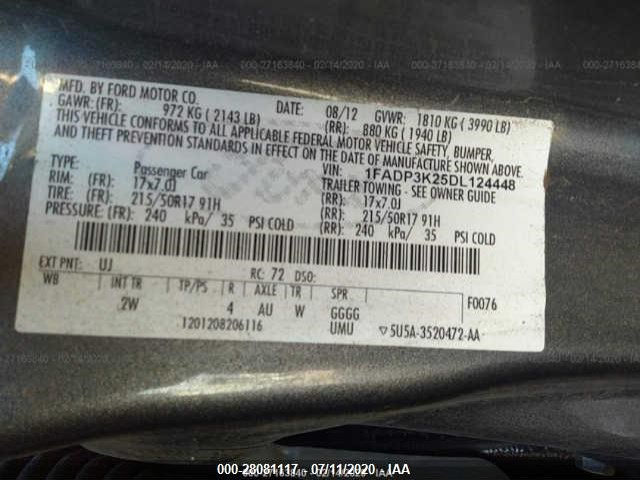 Photo 8 VIN: 1FADP3K25DL124448 - FORD FOCUS 