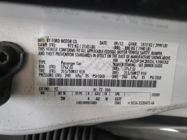 Photo 9 VIN: 1FADP3K25DL139032 - FORD FOCUS SE 