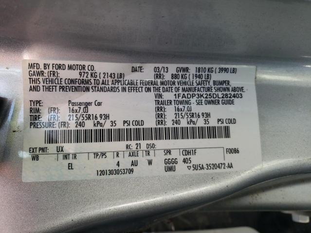 Photo 11 VIN: 1FADP3K25DL282403 - FORD FOCUS 