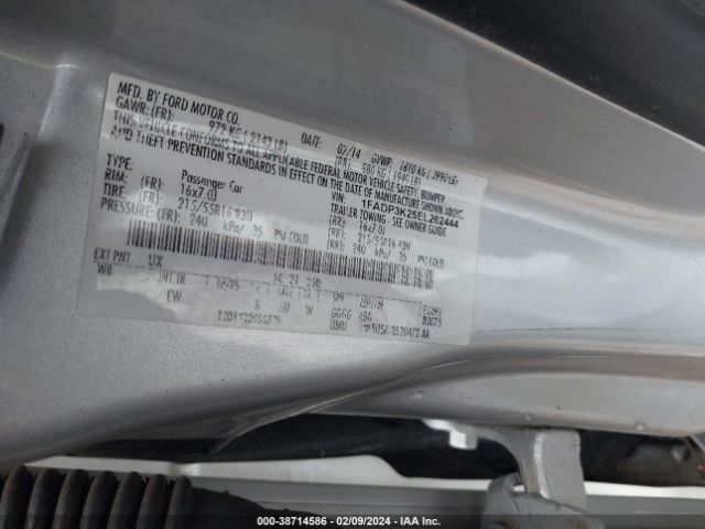 Photo 8 VIN: 1FADP3K25EL262444 - FORD FOCUS 