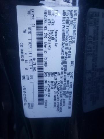 Photo 11 VIN: 1FADP3K25HL259600 - FORD FOCUS SE 