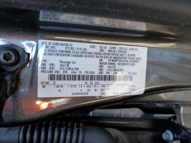 Photo 11 VIN: 1FADP3K25JL332003 - FORD FOCUS SE 