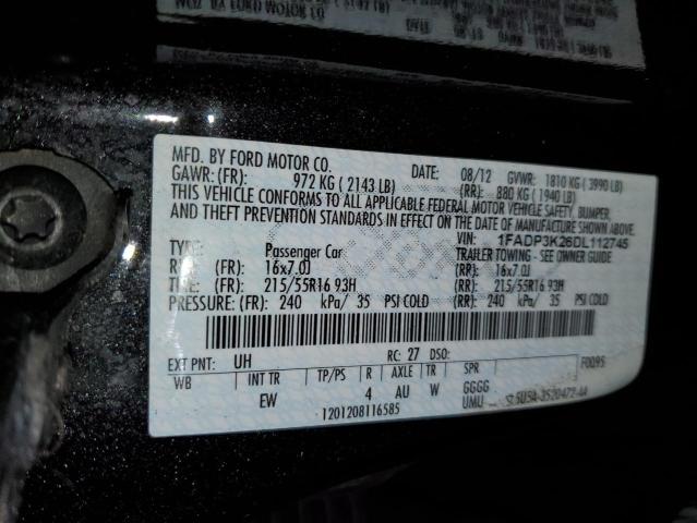 Photo 9 VIN: 1FADP3K26DL112745 - FORD FOCUS SE 