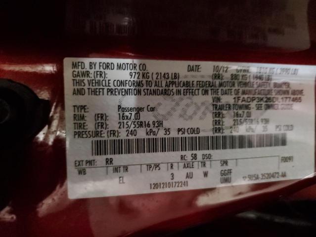 Photo 11 VIN: 1FADP3K26DL177465 - FORD FOCUS 