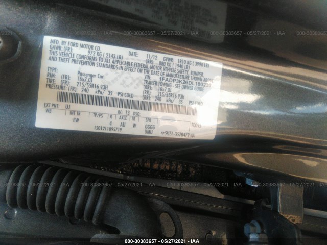 Photo 8 VIN: 1FADP3K26DL180236 - FORD FOCUS 