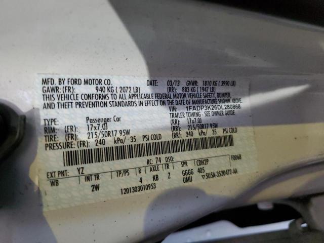 Photo 11 VIN: 1FADP3K26DL280868 - FORD FOCUS SE 