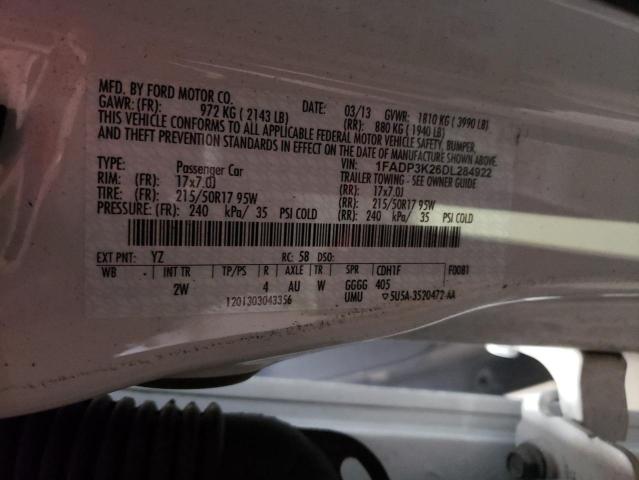 Photo 11 VIN: 1FADP3K26DL284922 - FORD FOCUS SE 