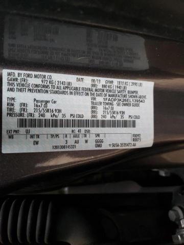 Photo 9 VIN: 1FADP3K26EL139543 - FORD FOCUS SE 