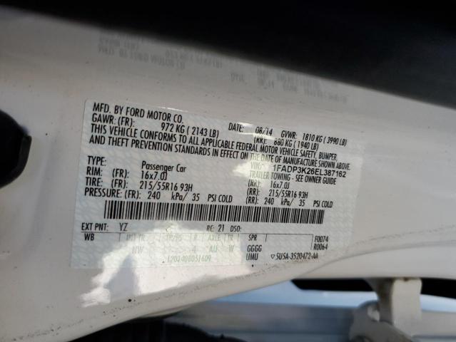 Photo 11 VIN: 1FADP3K26EL387162 - FORD FOCUS SE 