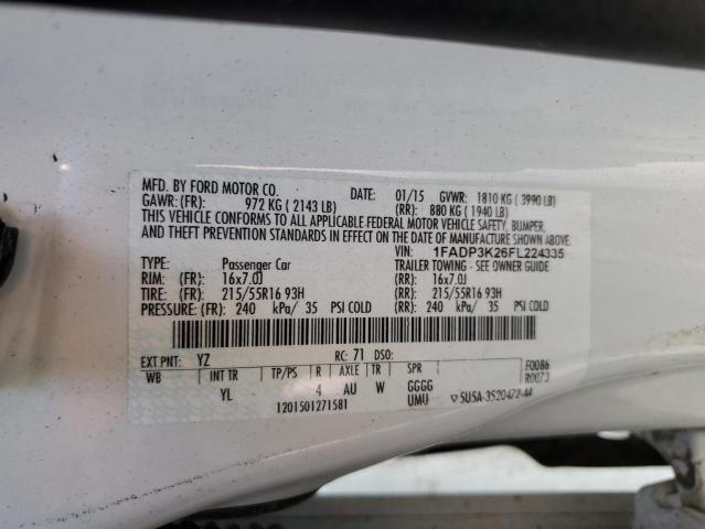 Photo 11 VIN: 1FADP3K26FL224335 - FORD FOCUS 