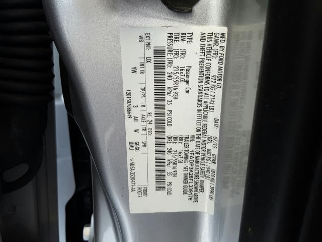 Photo 9 VIN: 1FADP3K26FL339176 - FORD FOCUS SE 