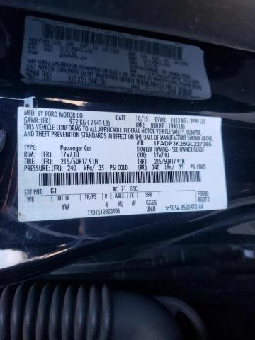 Photo 9 VIN: 1FADP3K26GL227365 - FORD FOCUS SE 