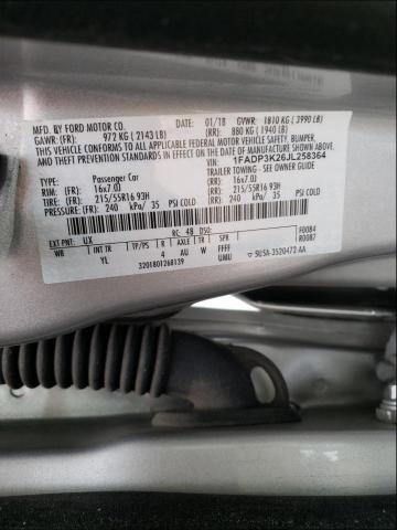 Photo 9 VIN: 1FADP3K26JL258364 - FORD FOCUS 