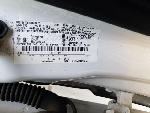 Photo 9 VIN: 1FADP3K27DL153479 - FORD FOCUS SE 