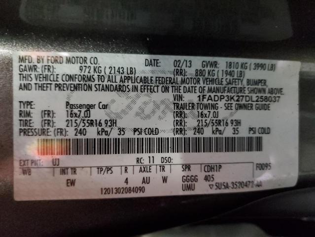 Photo 9 VIN: 1FADP3K27DL258037 - FORD FOCUS SE 