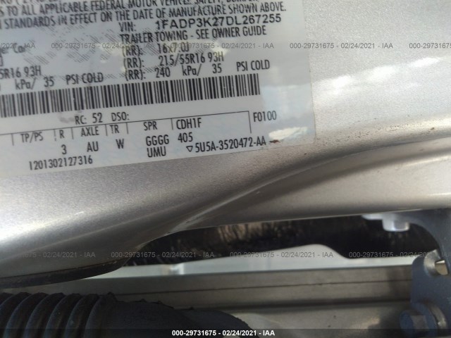 Photo 8 VIN: 1FADP3K27DL267255 - FORD FOCUS 