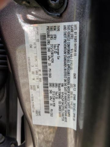 Photo 12 VIN: 1FADP3K27EL166735 - FORD FOCUS SE 