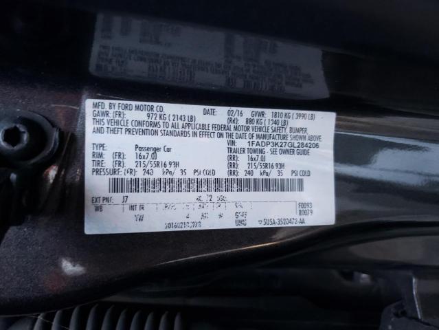 Photo 11 VIN: 1FADP3K27GL284206 - FORD FOCUS SE 