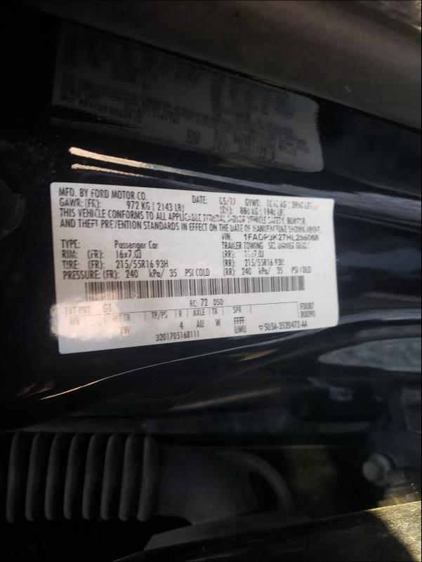 Photo 9 VIN: 1FADP3K27HL286068 - FORD FOCUS 