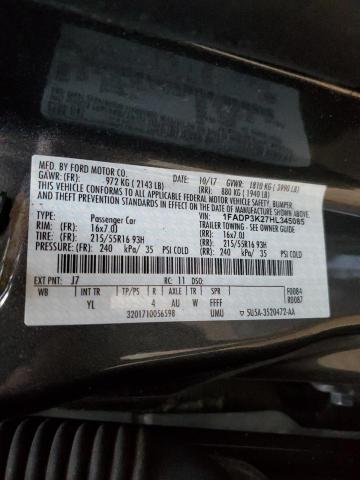 Photo 12 VIN: 1FADP3K27HL345085 - FORD FOCUS SE 