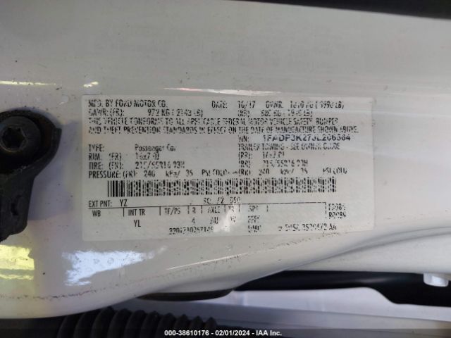 Photo 8 VIN: 1FADP3K27JL206564 - FORD FOCUS 