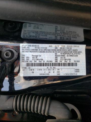 Photo 9 VIN: 1FADP3K27JL315753 - FORD FOCUS 