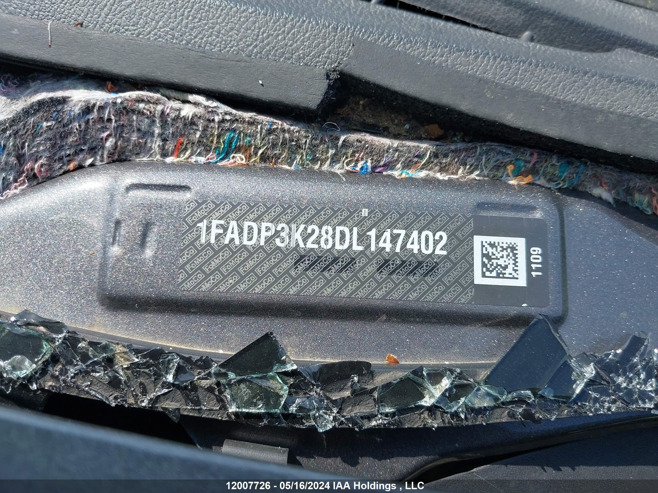 Photo 8 VIN: 1FADP3K28DL147402 - FORD FOCUS 