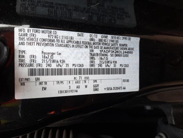 Photo 12 VIN: 1FADP3K28DL244860 - FORD FOCUS SE 