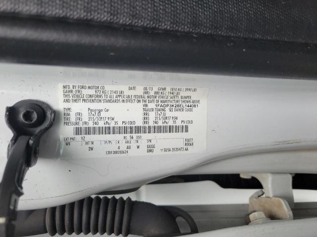 Photo 9 VIN: 1FADP3K28EL144081 - FORD FOCUS SE 