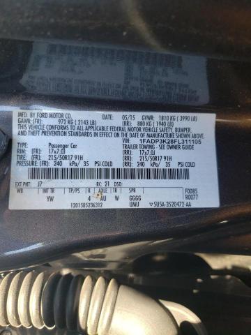 Photo 12 VIN: 1FADP3K28FL311105 - FORD FOCUS SE 