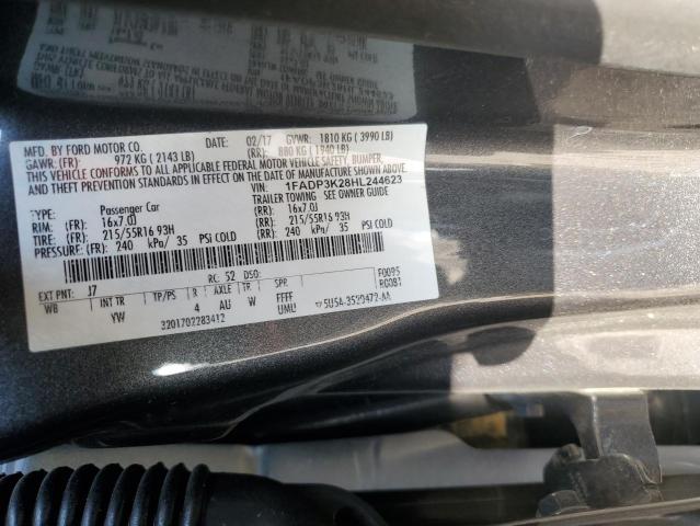 Photo 12 VIN: 1FADP3K28HL244623 - FORD FOCUS SE 