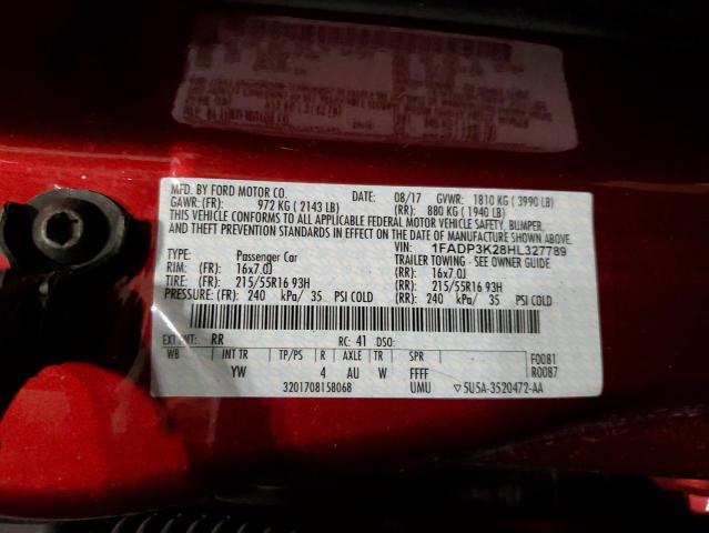 Photo 11 VIN: 1FADP3K28HL327789 - FORD FOCUS SE 