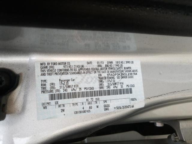 Photo 9 VIN: 1FADP3K29DL236184 - FORD FOCUS SE 