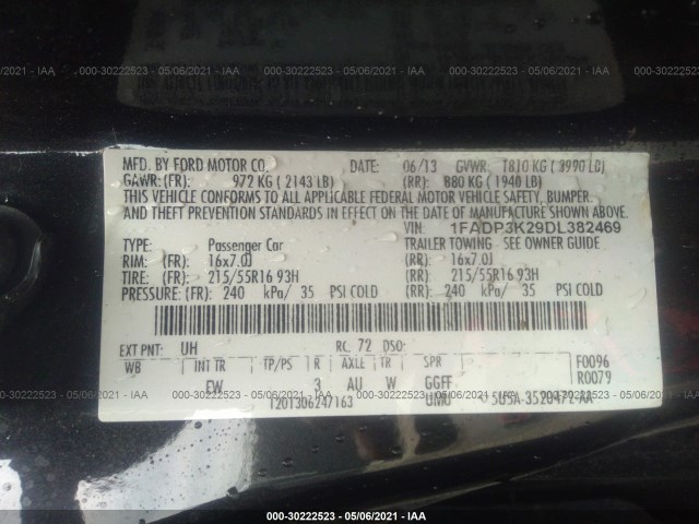 Photo 8 VIN: 1FADP3K29DL382469 - FORD FOCUS 