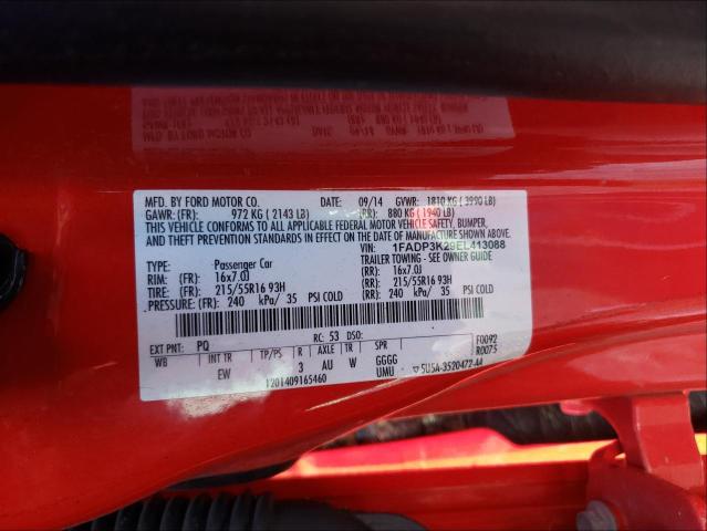 Photo 9 VIN: 1FADP3K29EL413088 - FORD FOCUS SE 